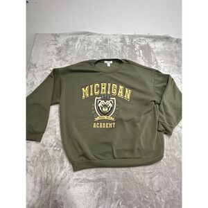 Michigan Athletic Club Academy Birch & Stone‎ Sweatshirt Men's Size XL Green